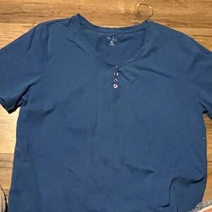 Erika Blue Short Sleeve Tee